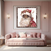 Empowering Black Santa Poster