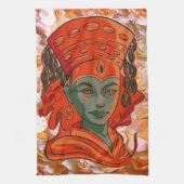 Empowering Goddess Art Spirituele Vrouwelijke Krac Theedoek (Verticaal)