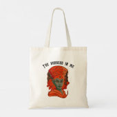 Empowering Goddess Art Spirituele Vrouwelijke Krac Tote Bag (Achterkant)