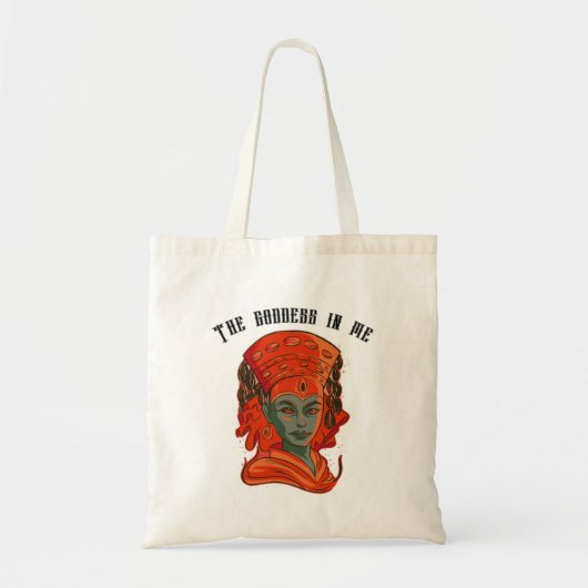 Empowering Goddess Art Spirituele Vrouwelijke Krac Tote Bag (Voorkant)