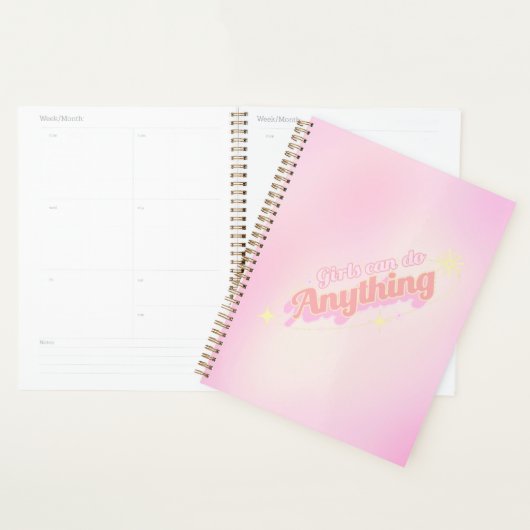 Empowering Mindset: Meisjes kunnen alles Planner (Display)