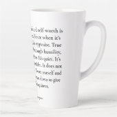 Empowering quote latte mok (Rechts)