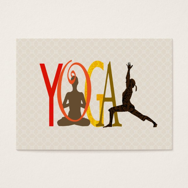 Empowering Yoga Meditatie Pose Visitekaartje (Voorkant)
