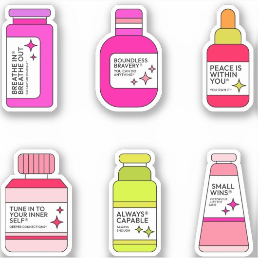 Empowerment Elixirs - Inspirerend Sticker (Voorkant)