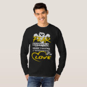 Empowerment  Fear Disappears When Powered By Love T-shirt (Voorkant volledig)