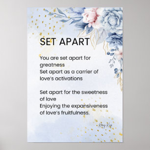 Empowerment gedicht apart zetten poster