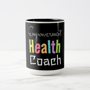 Empowerment Health Coach - Inspirerende Wellness e Tweekleurige Koffiemok