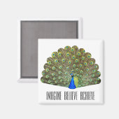 Empowerment Peacock Magneet (Voorkant / Achterkant)