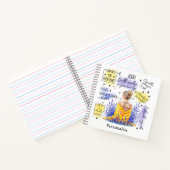 Empowerment van de vrouw inspireert positieve beve notitieboek (Binnen)