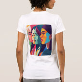 "Empowerment van vrouwen, empowerment van vrouwen" T-shirt (Achterkant)