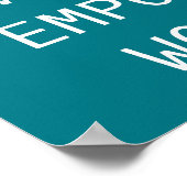 Empowervrouwen geven de Cool RBG Poster (Hoek)