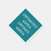 Empowervrouwen geven de Cool RBG Servet (Hoek)