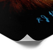 Empreinte Boxer Dog, affiche (Coin)