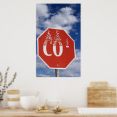 Empreinte carbone POSTER (Cuisine)