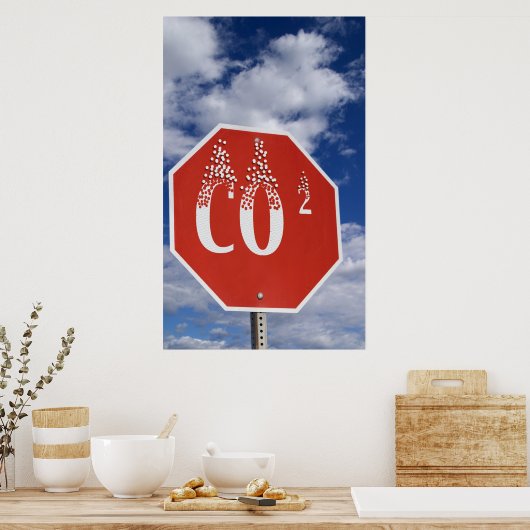 Empreinte carbone POSTER (Cuisine)