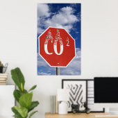 Empreinte carbone POSTER (Bureau à domicile)