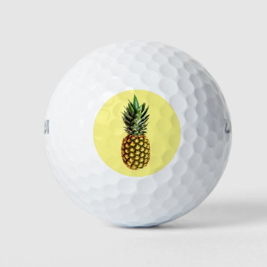 Empreinte d'ananas unique balle de golf set idée c (Devant)