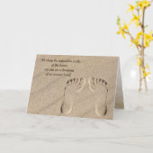 Empreinte Dans La Pensée De Sable De Votre Carte (Fleur jaune)