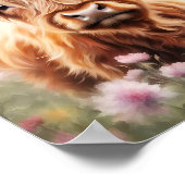 Empreinte d'art de la vache de Boho Highland, déco (Coin)