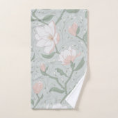 Empreinte de fleurs de Magnolia (Serviette à main)