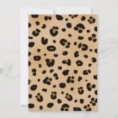 empreinte de léopard 2013 Faire-part de diplôme (Dos)