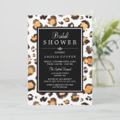 Empreinte de léopard aquarelle | INVITATION FÊTE D (Debout devant)