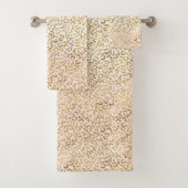 Empreinte de léopard blanc rose or     (En situation)