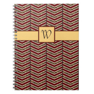 Empreinte de léopard Carnet Chevron