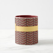 Empreinte de léopard Chevron Mug (Centre)