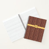 Empreinte de léopard Chevron Spiral Carnet (Intérieur)