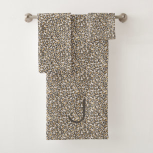 Empreinte de léopard Chic Bain Décor initial