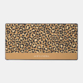 Empreinte de léopard chic personnalisé (Recto)