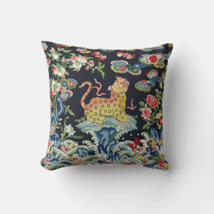 Empreinte de léopard chinois Décor Coussin