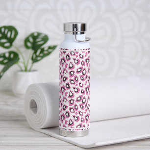Empreinte de léopard de bouteille d'eau