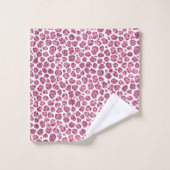 Empreinte de léopard de la Parties scintillant de (Gant de toilette)