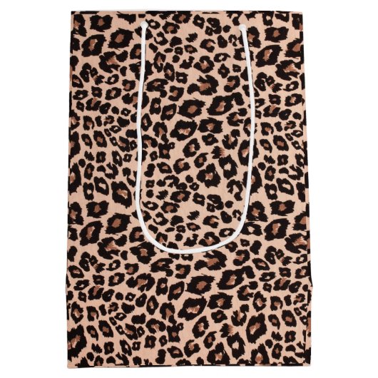 Empreinte de léopard de sac cadeau emballage cadea (Dos)