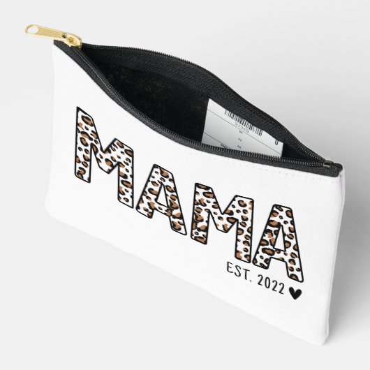 Empreinte de léopard de sac Mama Est, Custom Mama  (Ouvrir)