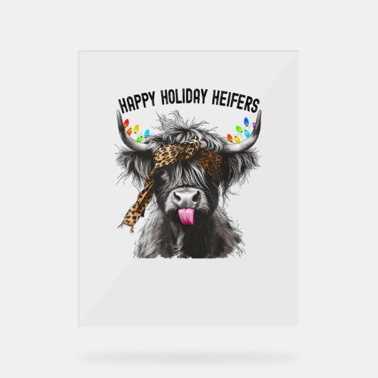 Empreinte de léopard de vache - Happy Holiday Heif (Recto)