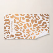 Empreinte de léopard d'or (Serviette à main)