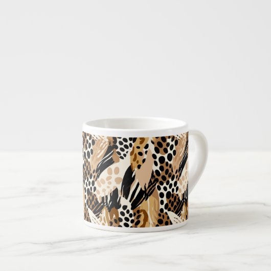 Empreinte de léopard Espresso Mug (Devant droit)