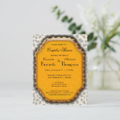 Empreinte de léopard Et Profond Invitation D'Accen (Debout devant)