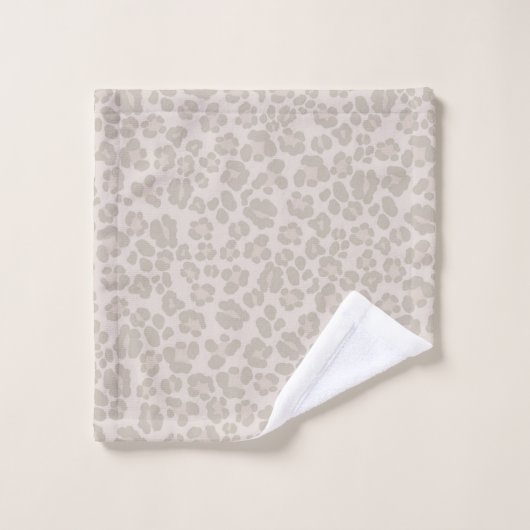 Empreinte de léopard Glam 2 #motif #design (Gant de toilette)