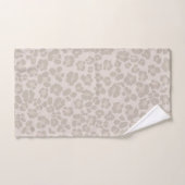 Empreinte de léopard Glam 2 #motif #design (Serviette à main)