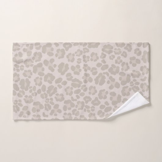 Empreinte de léopard Glam 2 #motif #design (Serviette à main)