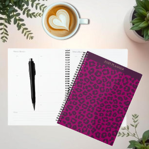 Empreinte de léopard-Magenta