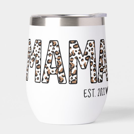 Empreinte de léopard MAMA personnalisé Est. (Gauche)