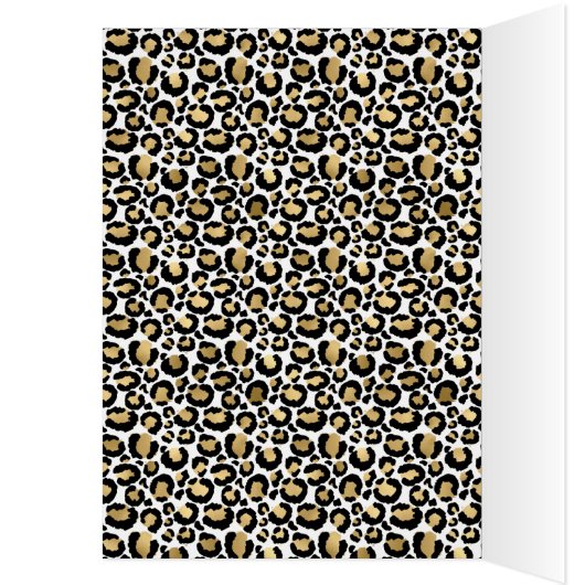 Empreinte de léopard noir or (Intérieur (Gauche))