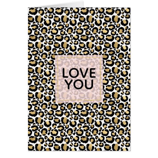 Empreinte de léopard noir or (Devant)