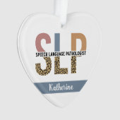 Empreinte de léopard Pathologiste de la parole per (devant)