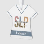 Empreinte de léopard Pathologiste de la parole per (devant)